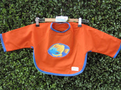 Hand Made in Australia Long Sleeve Bib/ Coverall/ Feeder 18 month