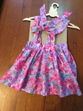 Custom Make Samantha Suspender Skirt - with Pockets Size 6 month - Size 14